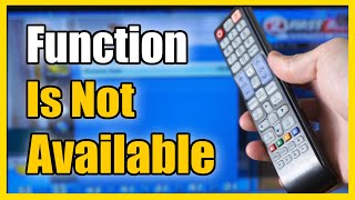 How to Fix when Function isn't Available on Samsung Smart TV (Easy Method) screenshot 5