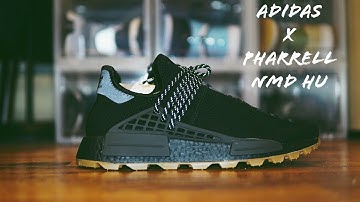 Adidas X Pharrell NMD HU Gum Pack"Infinite Species" Gum/Core Black Unboxing and Review