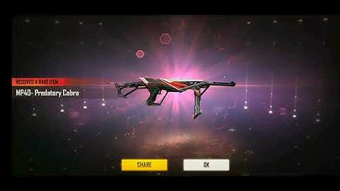 Free Fire New Event Cobra mp40 Skin🔥😍 SAMSUNG A3,A5,A6,A7,J2,J5,J7,S5,S6,S7,S9,A10,A20,A30,A50,A70
