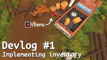 Devlog 1 - Implementing inventory system and context menu in Unity similar to Zomboid