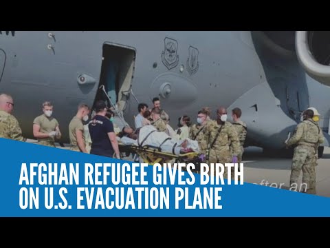 Afghan refugee gives birth on U.S.  evacuation plane