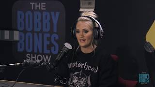 Video thumbnail of "Carrie Underwood Stops By Bobby Bones Show For First Interview Since Return"