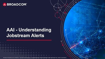 AAI – Understanding Jobstream Alerts