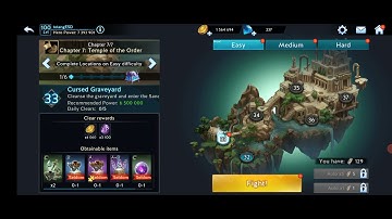 BladeBound | Cursed Graveyard - Chapter 7: Temple of the Order (Easy Level)