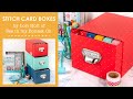 The CUTEST STORAGE for EVERYTHING STITCHY - Stitch Card Boxes by Lori Holt for It’s Sew Emma