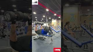 Chest Press: 105 Pound Dumbbells - 4 Reps. #mrmelvinntv