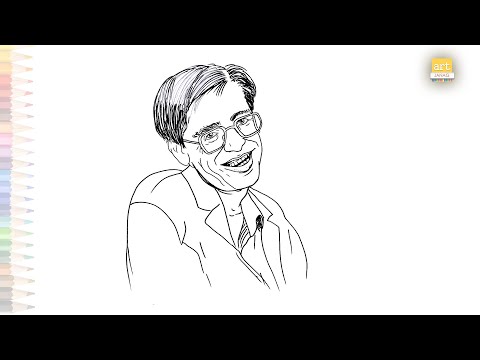Stephen Hawking Drawing Pics - Drawing Skill
