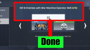 Kill 10 enemies with war machine operator skill