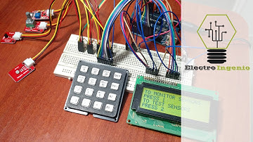 Arduino projects +tree menu+4x4 keypad