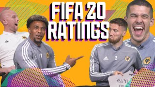 WOLVES REACT TO THEIR FIFA 20 RATINGS | Traore, Coady, Doherty & Ruddy guess their stats! 😂