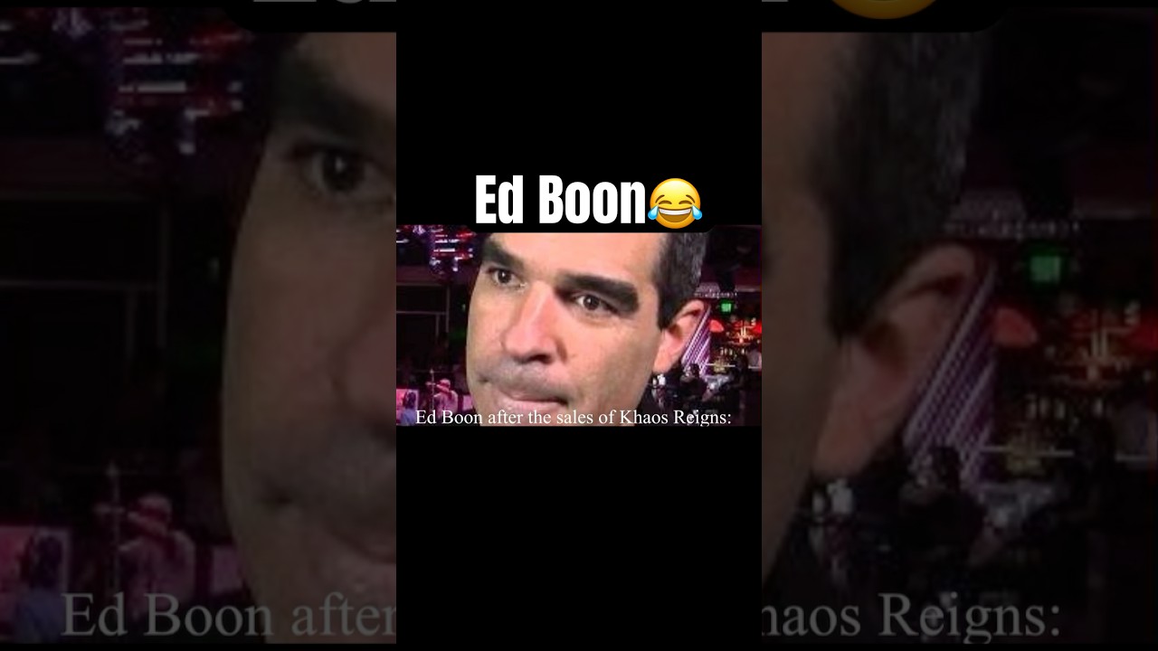 Ed boon’s reaction to the sales of Khaos Reigns 