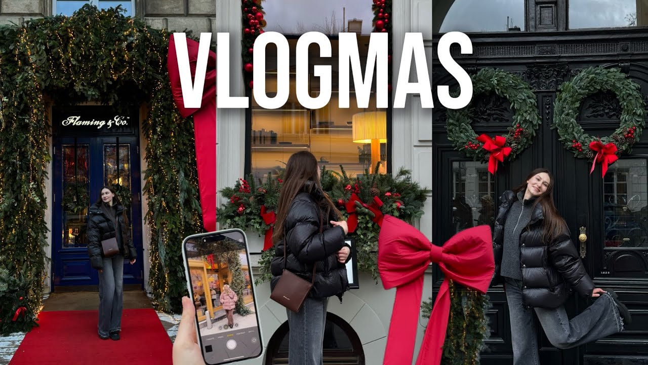 VLOGMAS | шукаємо новорічний настрій на вулицях Варшави | топові різдвяні локації для ваших фото