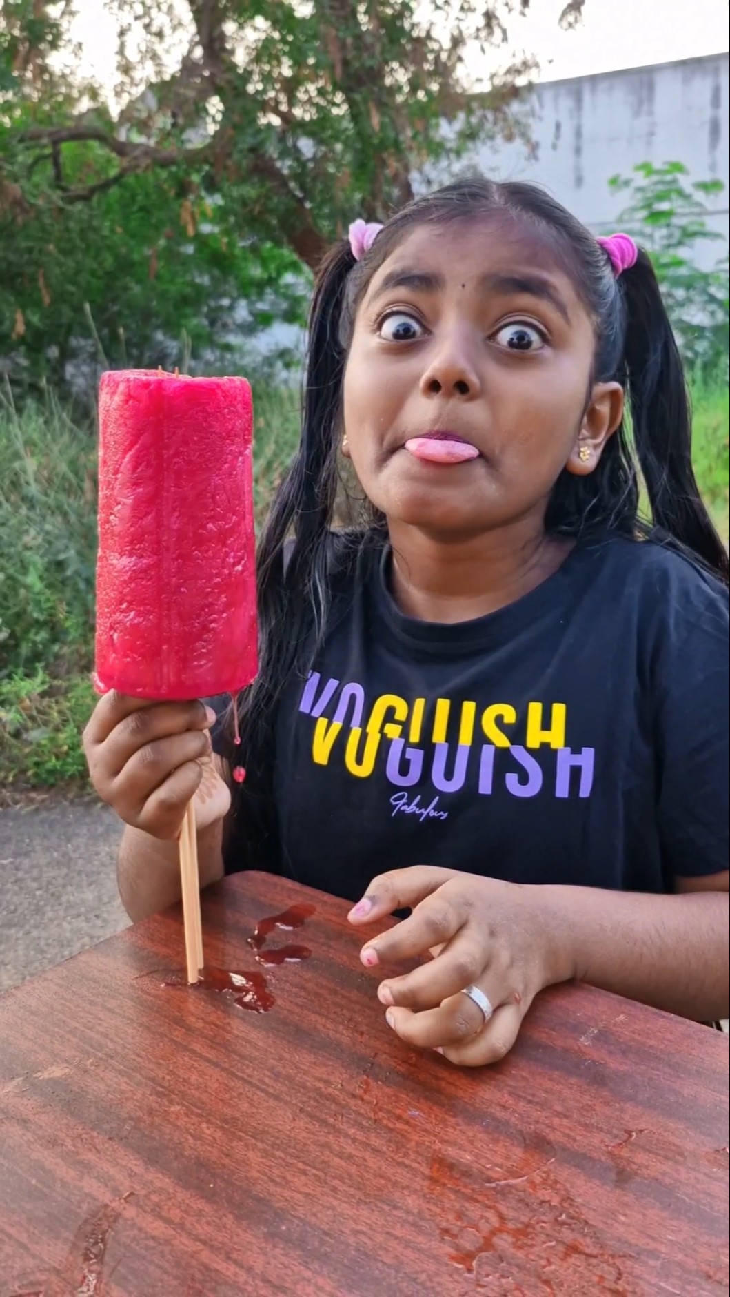 GIANT pomegranate ice ??Tom\u0026Jerry ?DiyaIshwarya #shorts #viralvideo