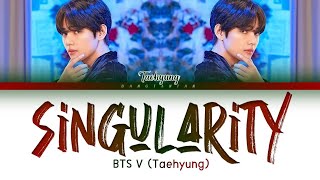 BTS V - Intro: Singularity Lyrics (Color Coded Lyrics)