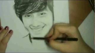 Kim Bum speed drawing