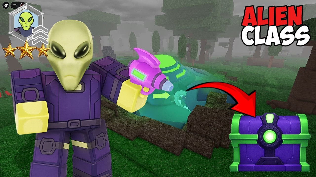 How to Complete Alien Invasion With Alien Class in 99 Nights in the Forest  | Roblox