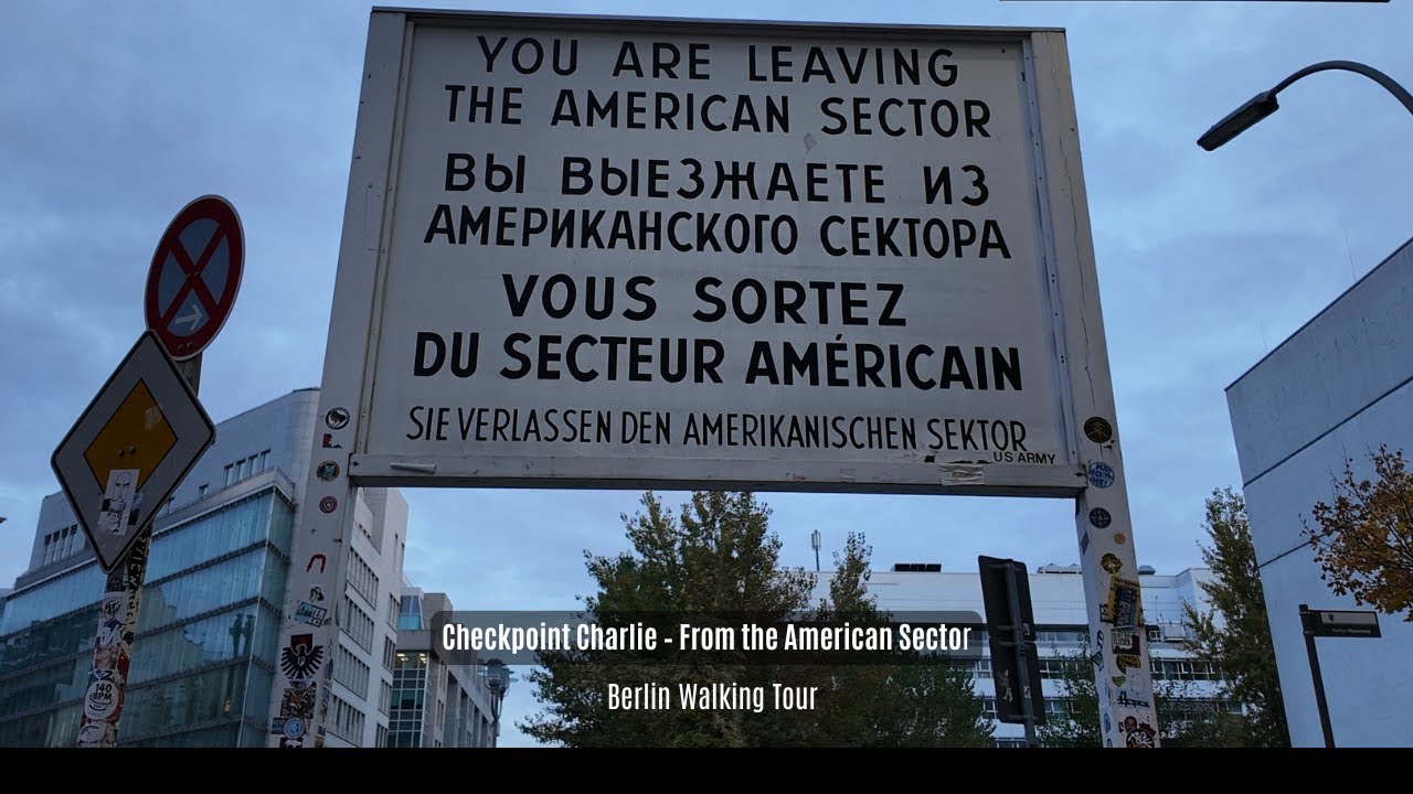 🇩🇪 Berlin Walking Tour | From Checkpoint Charlie to Sony Center | 4K