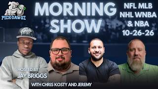 NBA, NFL, WNBA & NHL Picks 10/26/26 | The PickDawgz Morning Show Hosted By Chris Ruffolo
