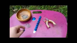 How to weave a strip of scalemaille