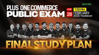 Plus One Commerce - Public Exam Final Study Plan | Xylem Plus One Commerce