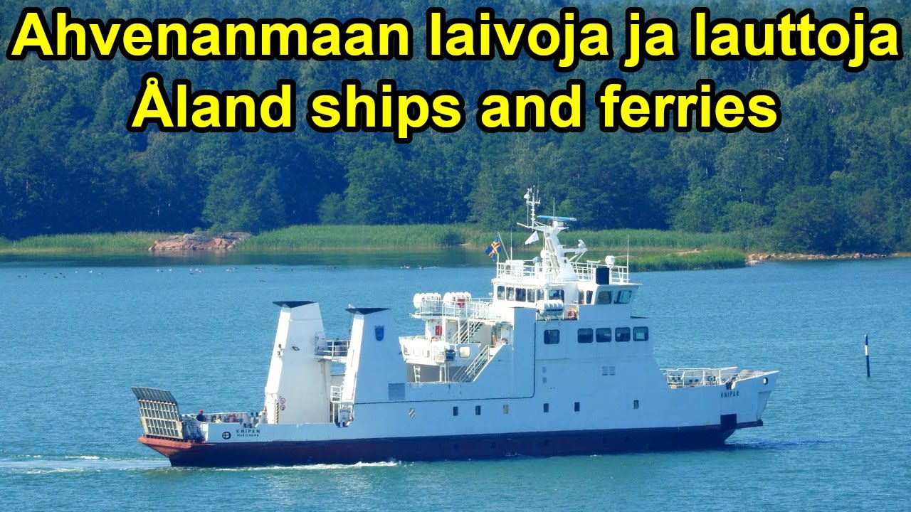 Åland archipelago ships and ferries, Finland