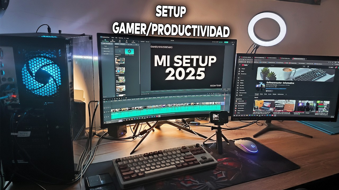 Mi nuevo SETUP para 2025 🎮 | Gaming / Productividad / Universitario ...