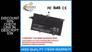 L14M3P22 7.4V 60Wh 8100Mah 8Cell Laptop Battery For Lenovo Zhaoyang M41-70 K41-70 K41-80 K4170 M41-7