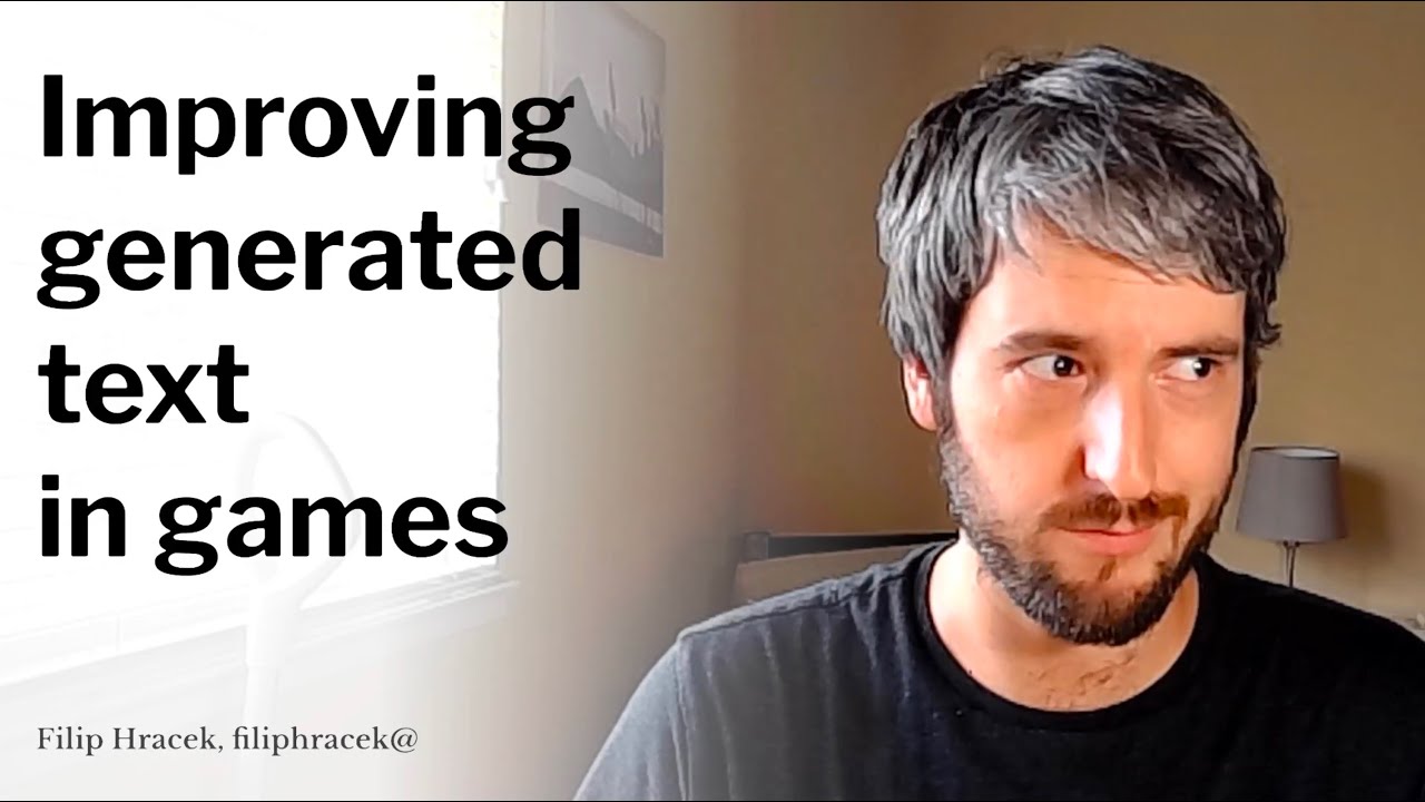Improving generated text in games