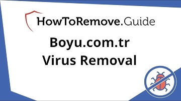 Boyu.com.tr Virus Removal