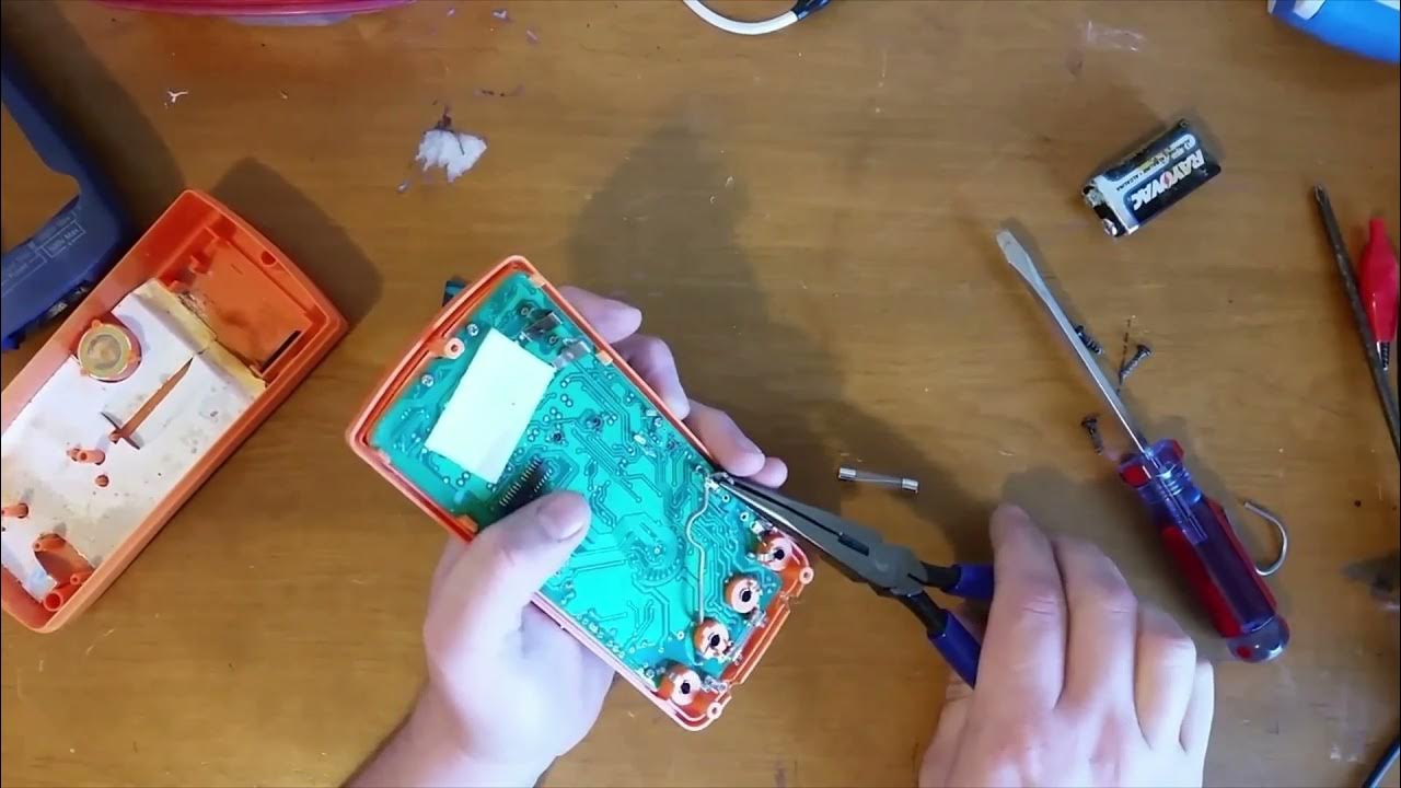 Actron CP7677 volt meter repair YouTube