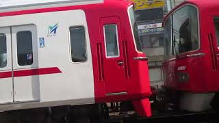名鉄3118f+3533f急行岐阜行き国府宮駅到着