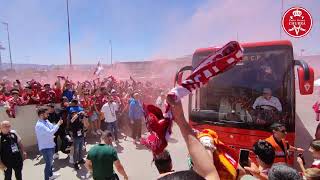 Recibimiento al equipo - Partido Real Murcia vs Castellón