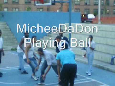 MIchee Da Don Playing ball in Van Dyke