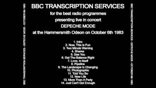 The Landscape Is Changing - Depeche Mode (Live in Hammersmith Odeon 06-10-1983)