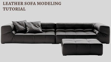 Leather Sofa Modeling in Autodesk 3dmax