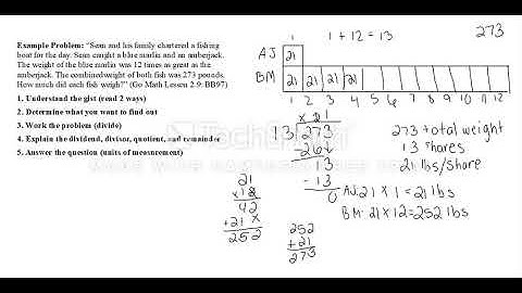 Lesson 2.9 Division Problem Solving