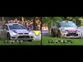 Mikkelsen vs Ostberg   Rally Finland 2014 SS4