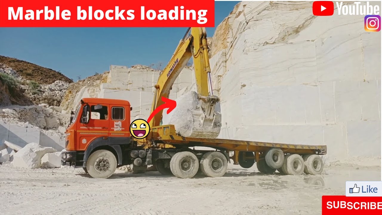 En Block Loading Blocks loading in trailer - YouTube