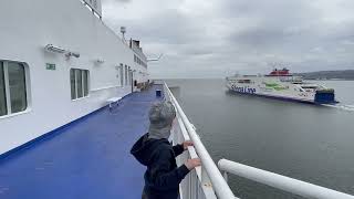 Stena Embla passing the Stena Superfast 7