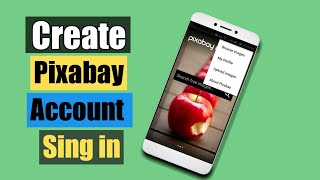 How to create pixabay Account | Android | screenshot 3