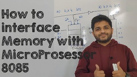 How to interface Memory with Microprocessor 8085
