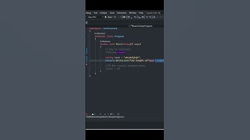 csharp string length C# #csharp #strings #programming #shorts