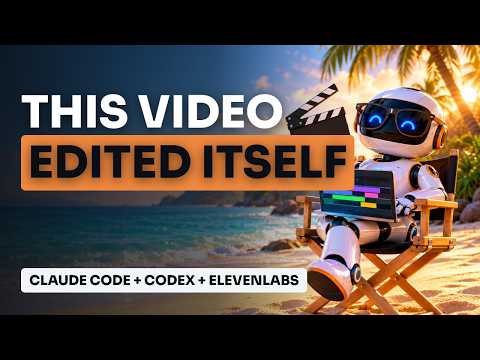 This Video Edited Itself (Claude Code + Codex + ElevenLabs)
