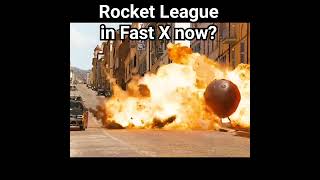 Rocket League is in Fast and Furious now? #shorts #memes #fastandfurious #rocketleague