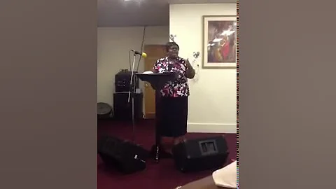 Sis Traci Bryant bringing the Word