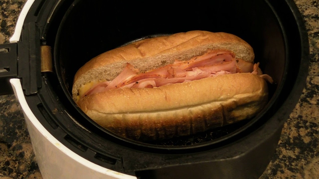 Easy Air Fryer Turkey Melt Sandwich YouTube