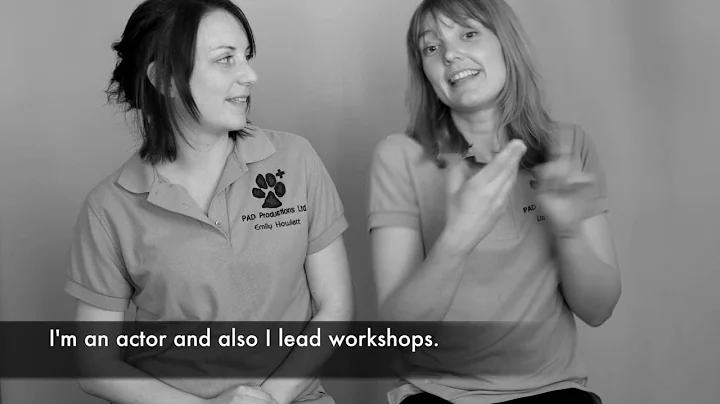 Emily and Lara. About us and PAD productions. (Wit...