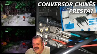 PCSX2 na tv de tubo versus PS2 real (teste do conversor VGA para AV)