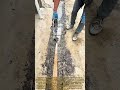 GENIUS DIY Concrete Vibrator Professional Results for $0: DIY Trench Pour Using a Shovel Vibrator fo