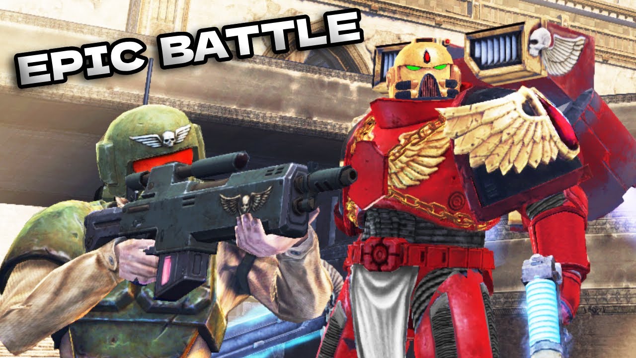 Space Marines & Imperial Guard vs Chaos! - Warhammer 40k: Space Marine ...